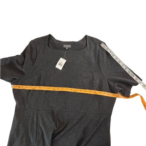 The Limited Collection Dark Gray Short Sleeve A Line Dress Size 16W NWT - Picture 10 of 13